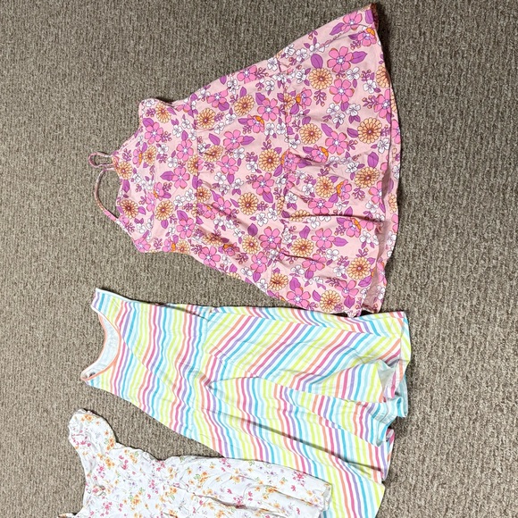 The Children's Place Kids Dresses in Purple, Floral, and Stripes - Picture 2 of 10